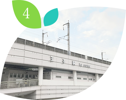 東京メトロ南北線・京浜東北線「王子駅」都電荒川線「王子駅前」駅 徒歩1分 通院しやすい立地です。